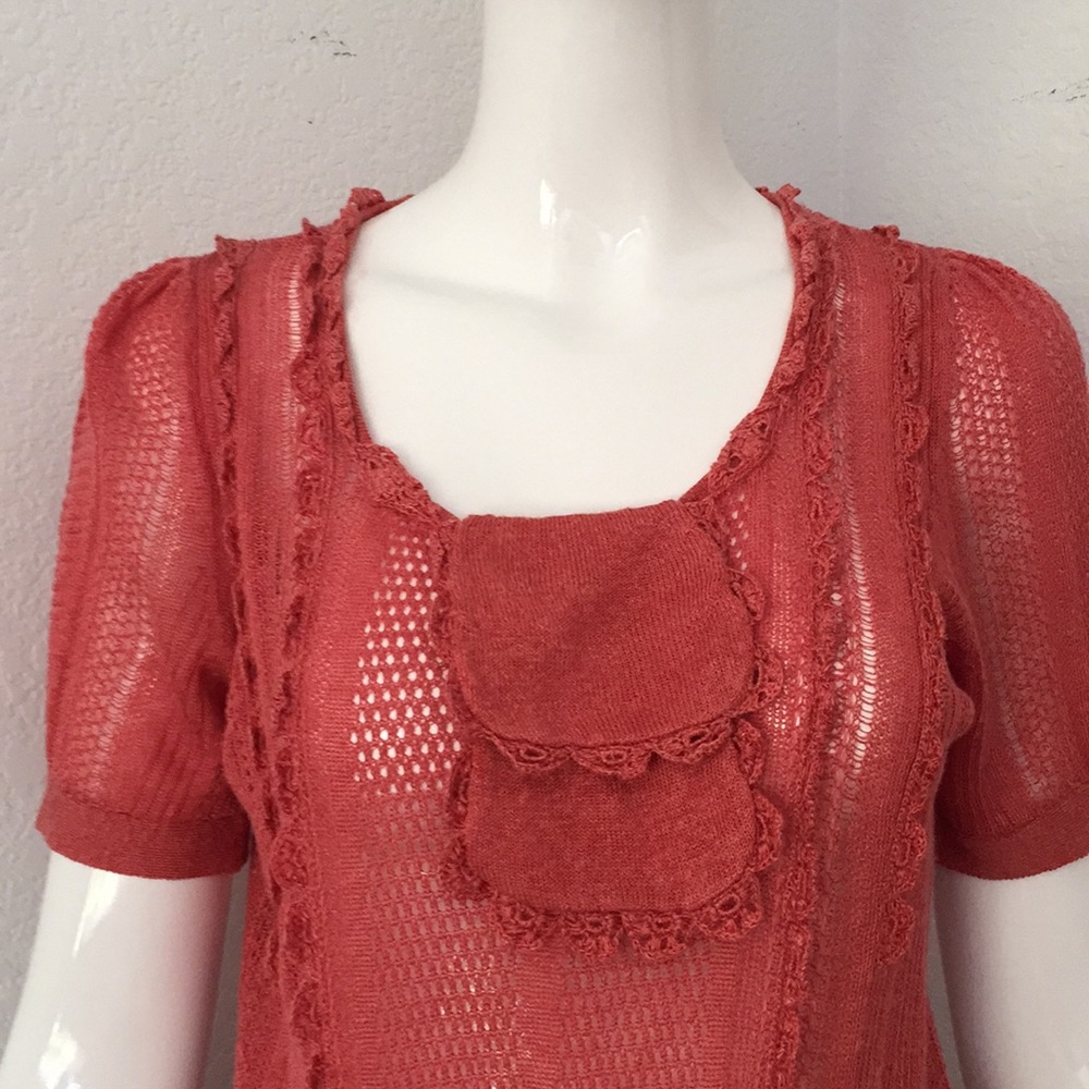 Anthropologie open knit sweater - Picture 3 of 8